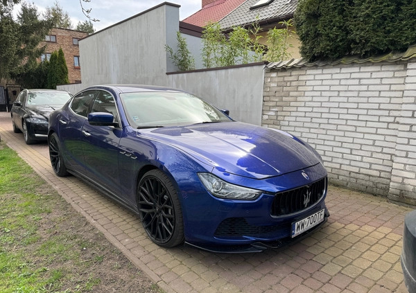 Maserati Ghibli cena 109999 przebieg: 177700, rok produkcji 2014 z Warszawa małe 121